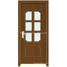 Двери МДФ с стеклянной двери ПВХ JKD-M646 для спальни и ванная Дизайн